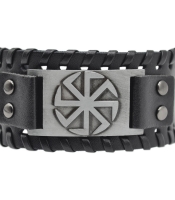 Браслет із металевою вставкою Коловорот (bpm-008)