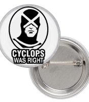 Значок Cyclops - Was Right (Marvel)