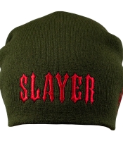 Шапка с вышивкой Slayer, олива