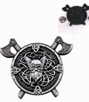 Пін Щит вікінга з сокирами (pncn-021)