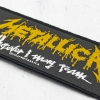Нашивка ткана METALLICA - WHEREVER I MAY ROAM LOGO (ofp-276)