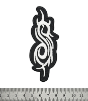 Нашивка термо Slipknot (S-logo) (stp-102)