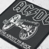 Нашивка ткана AC/DC - FOR THOSE ABOUT TO ROCK (ofp-173)