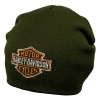 Шапка с вышивкой Harley-Davidson олива