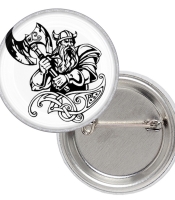 Значок Викинг с боевым топором