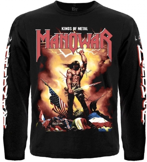 Футболка з довгим рукавом Manowar "Kings of Metal" Футболка з довгим рукавом Manowar "Kings of Metal"