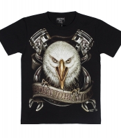 Футболка Орел "Born To Be Wild" (светится в темноте)