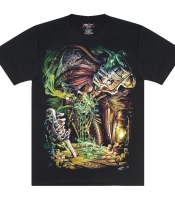 Футболка Skeleton Pirate With Bottle of Poison (3D, світиться в темряві)