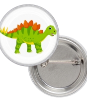 Значок Стегозавр (Stegosaurus green)