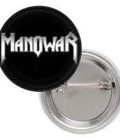 Значок Manowar (white logo)