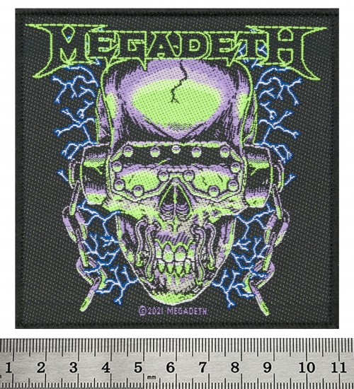 Нашивка ткана MEGADETH - VIC RATTLEHEAD (ofp-415)