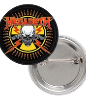 Значок Megadeth (Vic and Lightning)