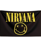 Прапор Nirvana (Smile and Logo) sfc-092