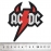 Нашивка AC/DC (red horns and lightning)