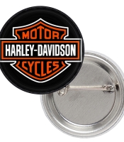 Значок Harley-Davidson Motorcycles (color logo)