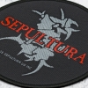 Нашивка ткана SEPULTURA - LOGO & TRIBAL S (ofp-334) Нашивка ткана SEPULTURA - LOGO & TRIBAL S (ofp-334)