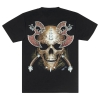 Футболка Бойові сокири крізь череп (світиться в темряві)