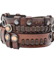Браслет Стімпанк коричневий (bsp-70)