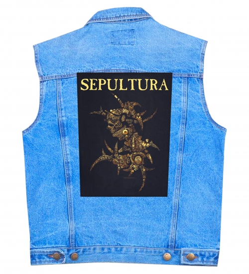 Нашивка наспинна катана SEPULTURA - DISCOGRAPHY (olbp-109)