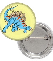Значок Стегозавр (Stegosaurus blue)