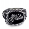 Перстень Байкерський - мотоцикл та орел (aer-035)