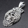 Кулон Сова з черепом (срібло, 925 проба) (sp-229) Кулон Сова з черепом (срібло, 925 проба) (sp-229)