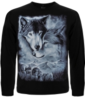 Футболка с длинным рукавом Волки
