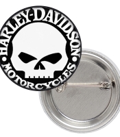 Значок Harley-Davidson Motorcycles (skull)