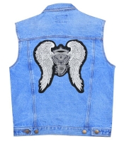 Нашивка наспинная Мотор с ангельскими крыльями