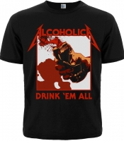 Футболка Alcoholica "Drink Em All"