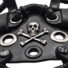 Браслет Стімпанк Danger Skull чорний (bsp-56) Браслет Стімпанк Danger Skull чорний (bsp-56)
