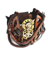 Браслет Стимпанк коричневый (bsp-34)