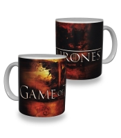 Чашка Game Of Thrones (лого и ворон)