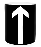 Чашка руна Tiwaz