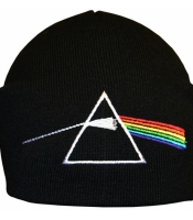 Шапка с вышивкой Pink Floyd черная