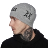 Шапка с вышивкой Metallica серая