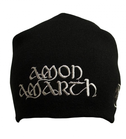Шапка с вышивкой Amon Amarth черная