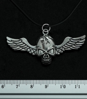 Кулон Череп с крыльями (большой)