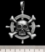 Кулон Черная метка (штурвал) (pth-120)