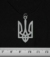 Кулон Трезубец большой (цвет стальной)