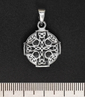 Кулон Кельтский крест маленький (круглый) (серебро, 925 проба)