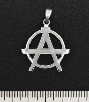 Кулон Анархия (серебро, 925 проба)