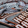Нашивка наспинная Harley-Davidson (шестеренка)