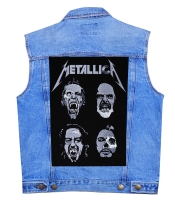 Нашивка наспинная Metallica (faces)