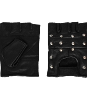 Перчатки кожаные First с заклепкой шип