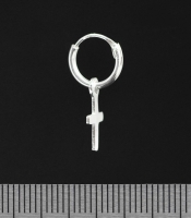 Серьга, кольцо с крестом (eas-075)