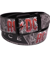 Ремень с печатью AC/DC "Black Ice"