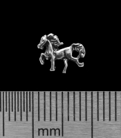 Серьга-гвоздик Лошадь (серебро, 925 проба)