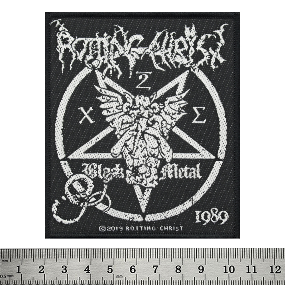 Нашивка ткана ROTTING CHRIST - BLACK METAL (ofp-101)