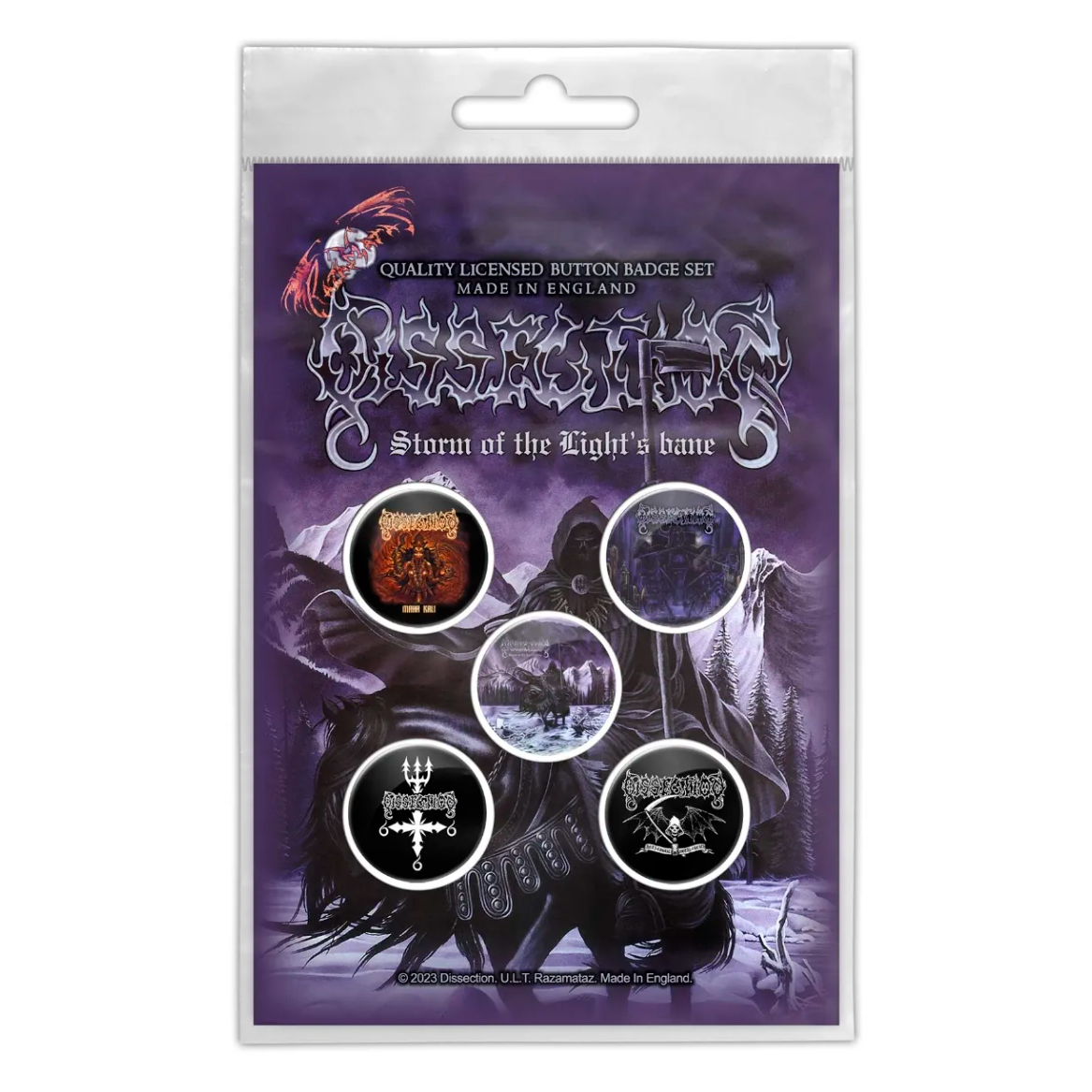 Подарунковий набір значків DISSECTION - STORM OF THE LIGHTS BANE (iol-005) Подарунковий набір значків DISSECTION - STORM OF THE LIGHTS BANE (iol-005)